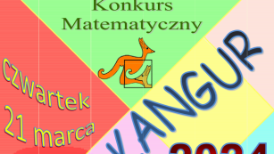 Fragment plakatu konkursu Kangur Matematyczny